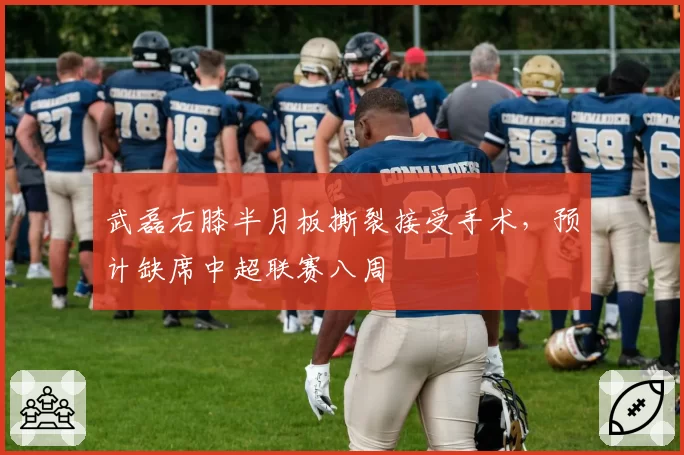 武磊右膝半月板撕裂接受手术，预计缺席中超联赛八周